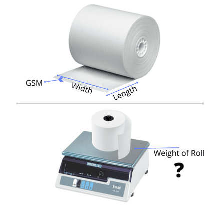 Paper Roll Weight Calculator